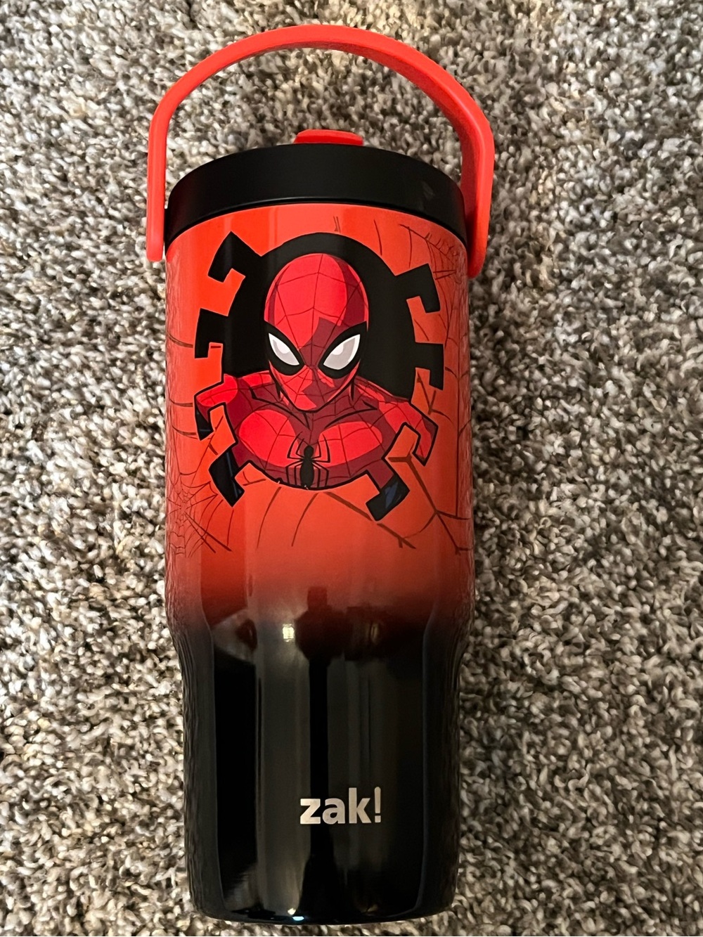 zak! Spider-Man Red & Black Insulated 20 oz Travel Tumbler